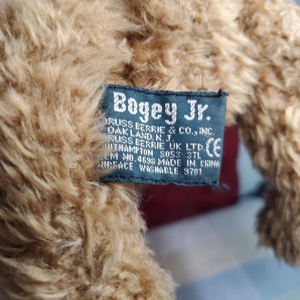 Vtg Russ Berrie‎ & Co Bears from the Past Bogey Jr 7" Golf Outfit Plush Bear - Picture 7 of 8